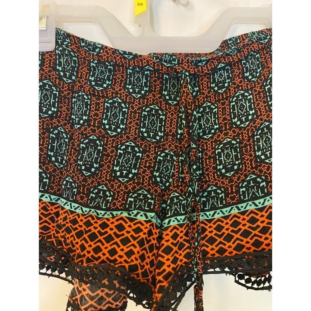 Shorts Boho Hippie Indie Women’s Small Coastal Grandma Beach Easy - Picture 2 of 3